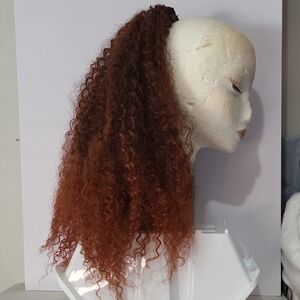 Curly Brownish Red Hair Extension